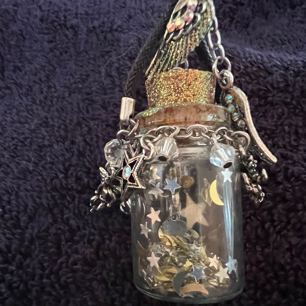 Kirks Folly Angel in a Bottle Necklace
